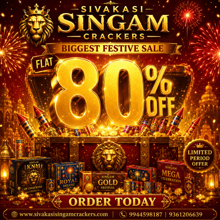 Sivakasi singam Crackers – Premium Fireworks Shop in Sivakasi
